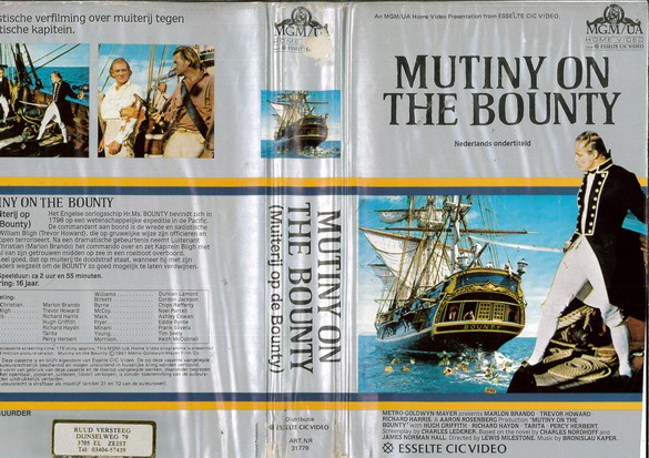 MUTINY ON THE BOUNTY (VIDEO 2000) HOL