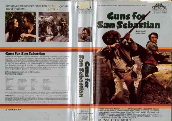 GUNS FOR SAN SEBASTIAN (VIDEO 2000) HOL