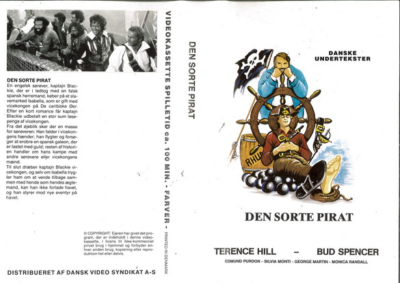 DEN SORTE PIRAT (VHS) DK