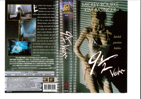 9 1/2 VECKA (VHS)