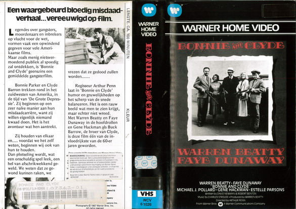 BOONIE & CLYDE (VHS) HOL