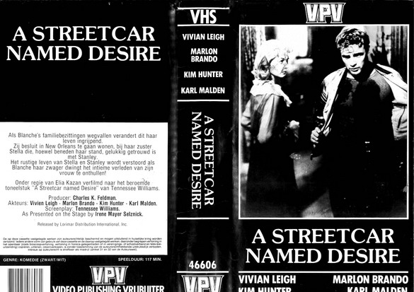 A STREECAR NAMNED DESIRE (VHS) HOL