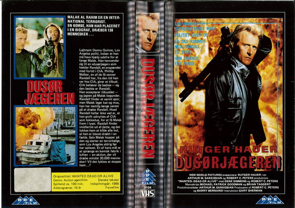 WANTED DEAD OR ALIVE (VHS) DK
