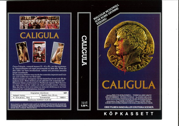 CALIGULA (Vhs-Omslag)