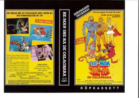 HE-MAN SHE-RA - DE OSLAGBARA (Vhs)