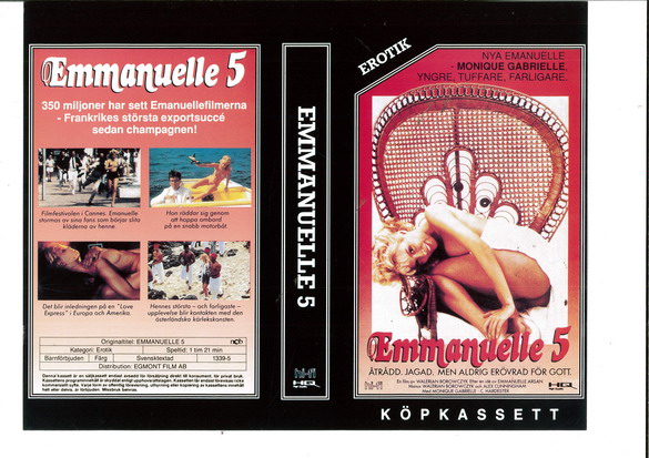 EMMANUELLE 5 (Vhs-Omslag)