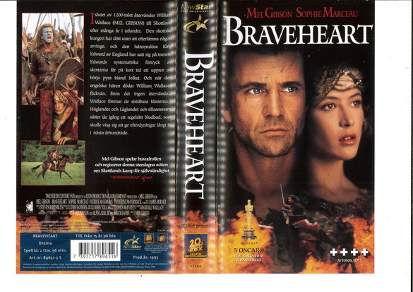 BRAVEHEART (VHS) NY