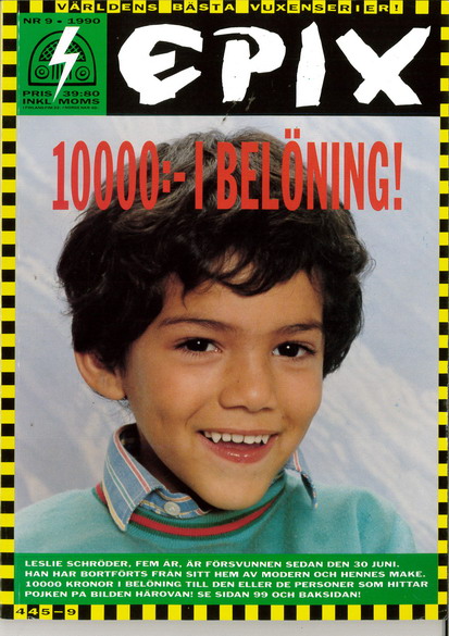 EPIX 1990:9 10000 i belöning