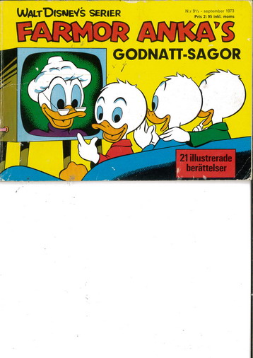 WALT DISNEY'S SERIER 1973: 9 1/2 - FARMOR ANKA'S GODNATT-SAGOR