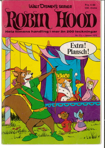 WALT DISNEY'S SERIER 1975: 1 1/2 - ROBIN HOOD