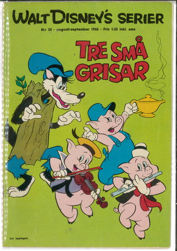 WALT DISNEY'S SERIER 1966:24 sliten