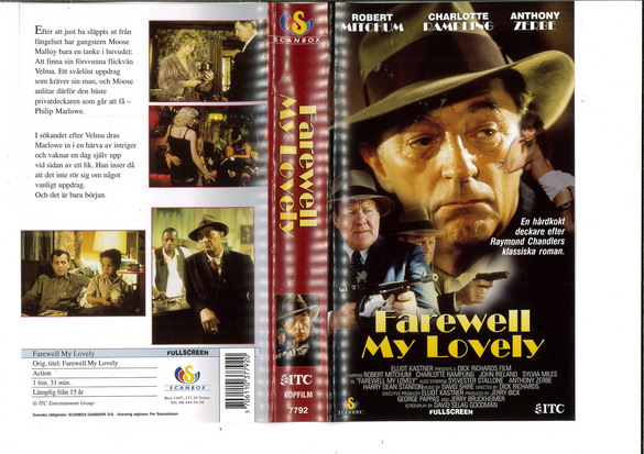 FAREWELL MY LOVELY (VHS)
