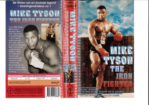 MIKE TYSON - THE IRON FIGHTER (VHS)