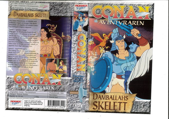 CONAN ÄVENTYRAREN - DAMBALLAHS SKELETT (VHS)