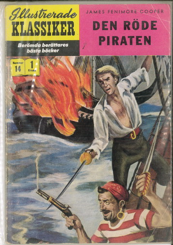 ILLUSTRERADE KLASSIKER NR: 014 - DEN RÖDE PIRATEN (1kr)
