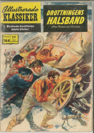 ILLUSTRERADE KLASSIKER NR: 144 - DROTTNINGENS HALSBAND - sliten