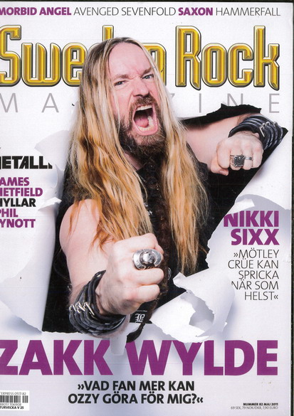 SWEDEN ROCK MAGAZINE 82 - MAJ 2011