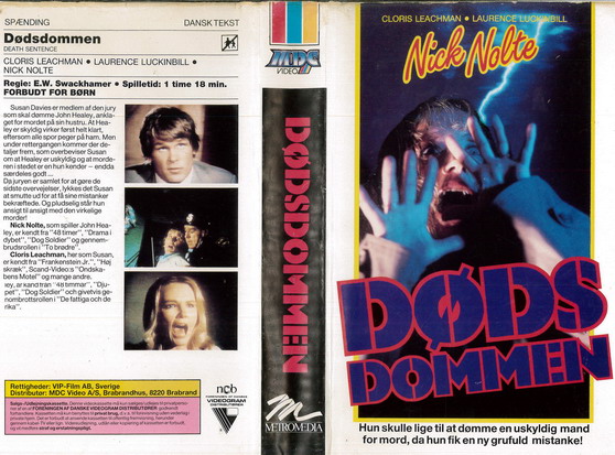 DÖDSDOMMEN (VHS) DK