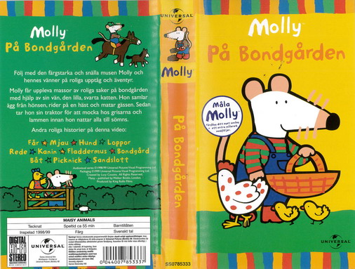 MOLLY PÅ BONDGÅRDEN  (VHS)