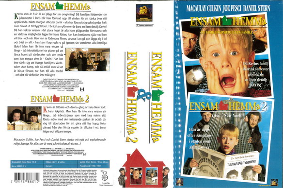 ENSAM HEMMA 1-2 (VHS)