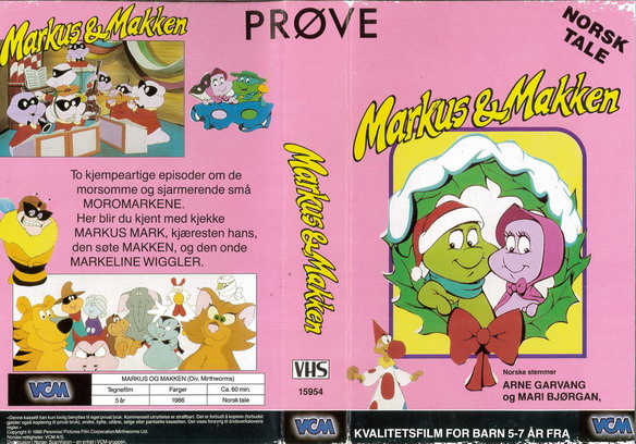 MARKUS & MAKKEN (VHS)  NORGE