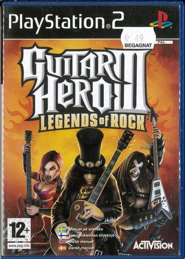 GUITAR HERO 3: LEGENDS OF ROCK (PS 2) BEG