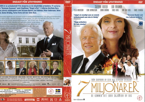 7 MILJONÄRER (DVD OMSLAG)