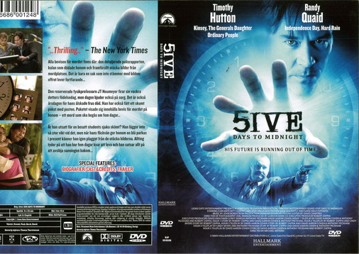 5IVE DAYS TO MIDNIGHT (DVD OMSLAG)