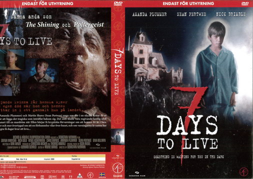 7 DAYS TO LIVE (DVD OMSLAG)