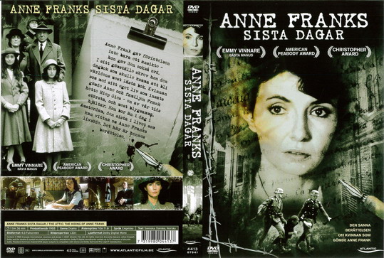 ANNE FRANKS SISTA DAGAR (DVD OMSLAG)