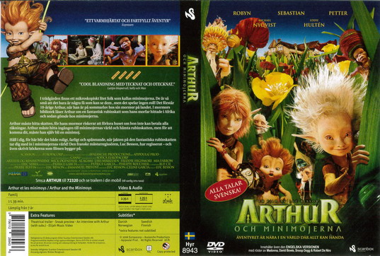 ARTHUR OCH MINIMOJERNA (DVD OMSLAG)