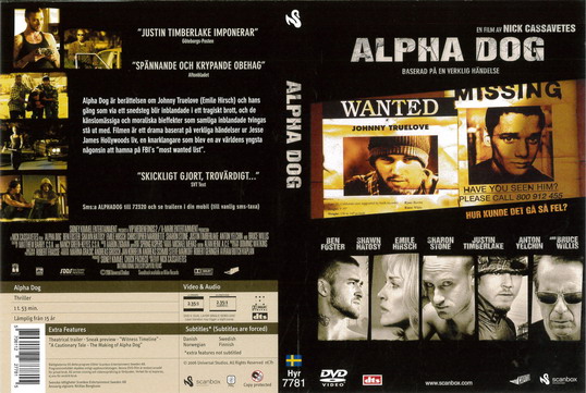 ALPHA DOG (DVD OMSLAG)