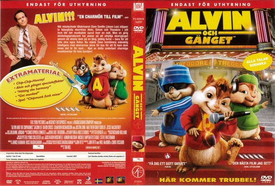 ALVIN OCH GÄNGET (DVD OMSLAG)