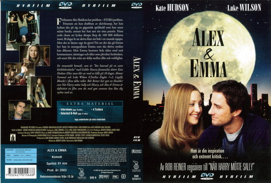 ALEX & EMMA (DVD OMSLAG)