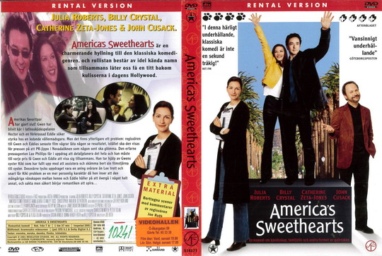 AMERICA'S SWEETHEARTS (DVD OMSLAG)