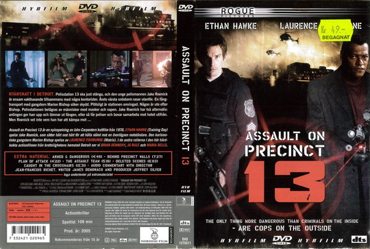 ASSAULT ON PRECINCT 13 (DVD OMSLAG)