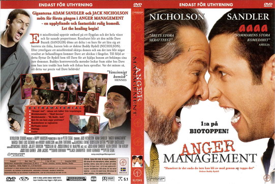 ANGER MANAGEMENT (DVD OMSLAG)