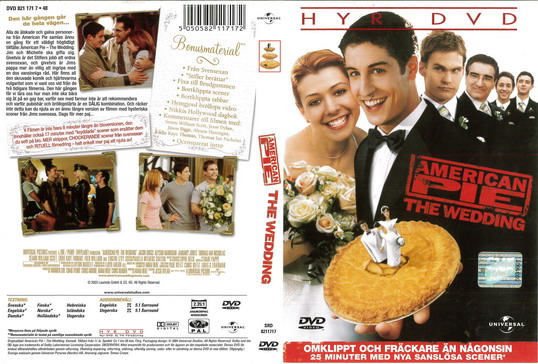 AMERICAN PIE: THE WEDDING (DVD OMSLAG)