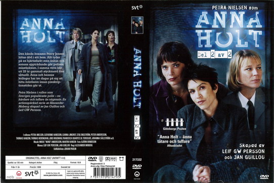 ANNA HOLT DEL 2/2 (DVD OMSLAG)