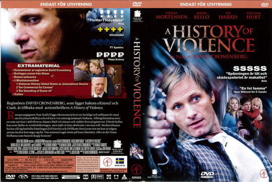 A HISTORY OF VIOLENCE (DVD OMSLAG)