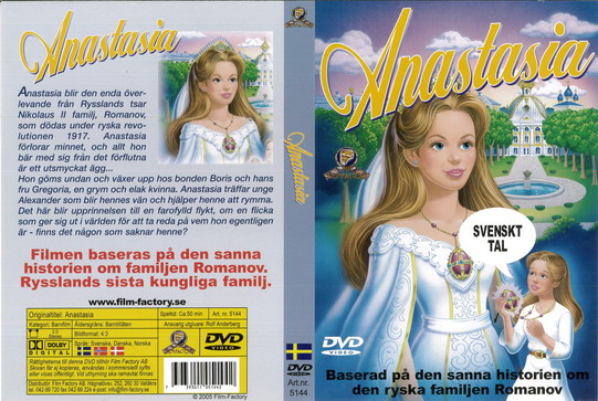 ANASTASIA (DVD OMSLAG)