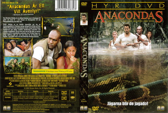 ANACONDAS - THE HUNT FOR THE BLOOD ORCHILD (DVD OMSLAG)