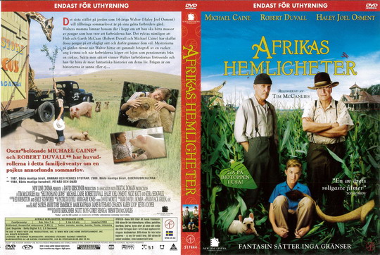 AFRIKAS HEMLIGHETER (DVD OMSLAG)