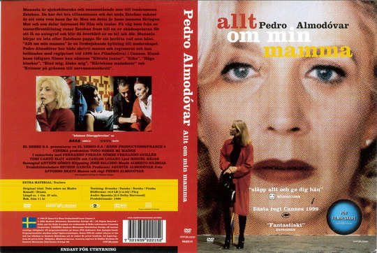 ALLT OM MIN MAMMA (DVD OMSLAG)