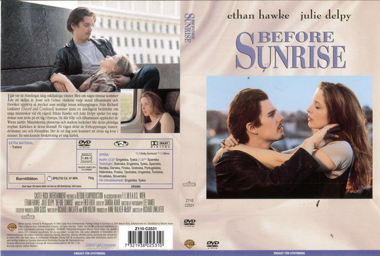 BEFORE SUNRISE (DVD OMSLAG)