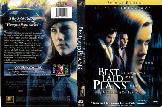 BEST LAID PLANS (DVD OMSLAG) IMPORT