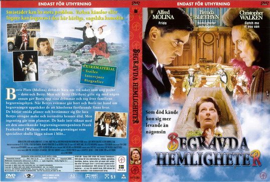BEGRAVDA HEMLIGHETER (DVD OMSLAG)