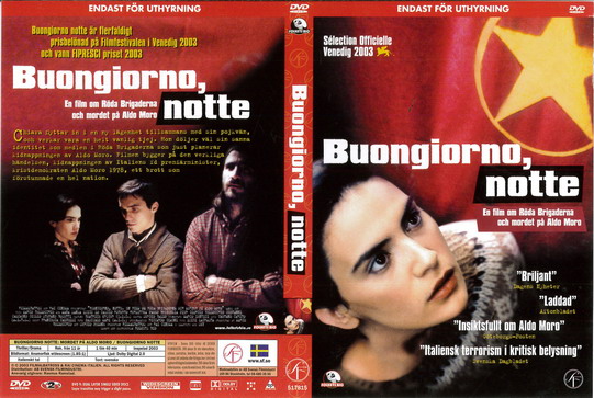 BUONGIORNO, NOTTE (DVD OMSLAG)