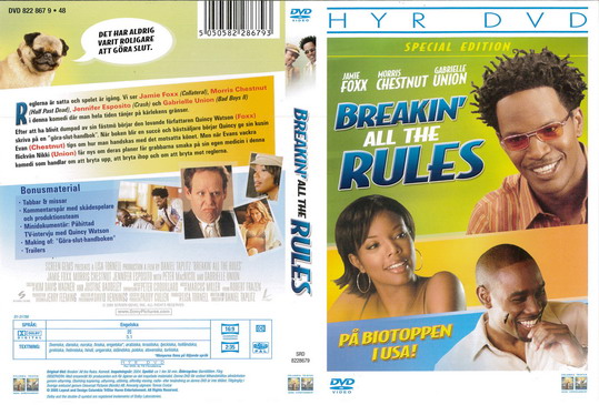 BREAKIN' ALL THE RULES (DVD OMSLAG)