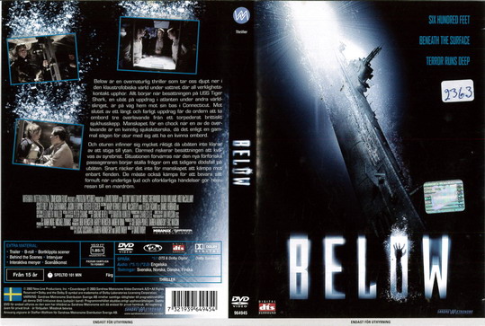 BELOW (DVD OMSLAG)